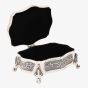 Sophia Silverplated Oblong Patterned Wave Trinket Box JTB102