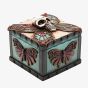 Mystic Legends Gothic Moth And Skull Trinket Box 69721