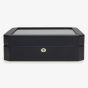 WOLF Black Windsor 15 Piece Watch Box 4585029