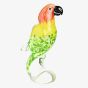 Sophia Objets D'Art Tropical Parrot Glass Figurine 69603