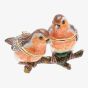 Treasured Trinkets Pair Of Robins Trinket Box 15734