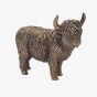 Reflections Bronzed Highland Cow Ornament LP72550A