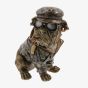 Dudes Biker Bulldog Large Ornament 351205