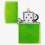 Zippo Classic Lurid Green Lighter 24513