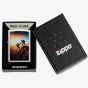 Zippo Mountain Climbers Design Satin Chrome Lighter 46657
