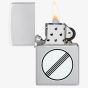 Zippo Autobahn Satin Chrome Lighter 46662