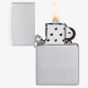 Zippo Freedom Satin Chrome Lighter 46358