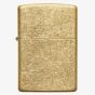 Zippo Tumbled Brass Lighter 49477