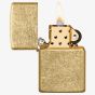 Zippo Tumbled Brass Lighter 49477