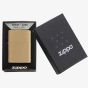 Zippo Armor Brushed Brass Lighter 168-000018