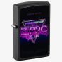 Zippo Matte Black Neon Design Lighter 46247