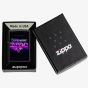Zippo Matte Black Neon Design Lighter 46247