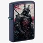 Zippo Matte Navy Samurai Warrior Design Lighter 46624