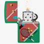 Zippo Matte Green Tennis Design Lighter 46627