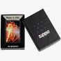 Zippo Matte Black American Football Design Lighter 46381