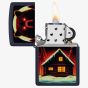 Zippo Matte Navy Cabin Design Lighter 46613