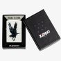 Zippo Matte White Raven Design Lighter 46077
