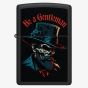 Zippo Matte Black Gentleman Lighter 46667