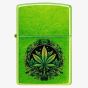 Zippo Green Leaf Design Lighter 46673