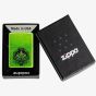 Zippo Green Leaf Design Lighter 46673