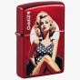Zippo Red Vintage Pinup Design Lighter 46331