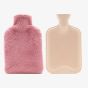 Sophia Faux Fur Pink 1.7L Muff Hot Water Bottle SP3659