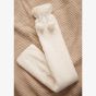 Sophia Faux Fur White 1.7L Long Hot Water Bottle SP3665
