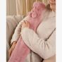 Sophia Faux Fur Pink 1.7L Long Hot Water Bottle SP3663