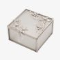 Classic Silver Daisy Square Trinket Box SP3505STB