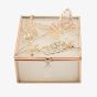 Classic Gold Butterfly Square Trinket Box SP3506STB