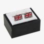 Equilibrium Silver Plated Union Jack Cufflinks 329570