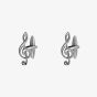 Treble Clef Crystal Cufflinks 90-1015