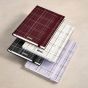 BOSS Checkered Burgundy Lined A5 Notebook HNH624RL