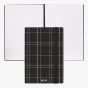 BOSS Checkered Black Lined A5 Notebook HNH624AL