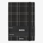BOSS Checkered Black Lined A5 Notebook HNH624AL