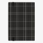 BOSS Checkered Black Lined A5 Notebook HNH624AL