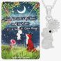 Silver Plated 'Million Little Things' Mouse Pendant Necklace 364329