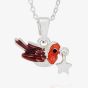 Silver Pendant 'Little Things' Robin Pendant Necklace 364330