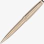 Montblanc Meisterstuck Geometry Solitaire Champagne Gold Midsize Ballpoint Pen 118103