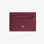 Montblanc Sartorial Burgundy Red Card Holder MB199375