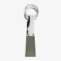 Montblanc Sartorial Grey Leather Loop Key Fob Keyring 199387