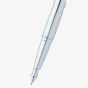 Cross ATX Pure Chrome Stainless Steel Medium Nib Fountain Pen AT886-2MS