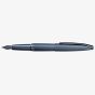 Cross ATX Sandblasted Dark Blue Stainless Steel Medium Nib Fountain Pen AT886-45MJ