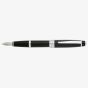 Cross Bailey Black Lacquer Stainless Steel Medium Nib Fountain Pen AT0456-7MS