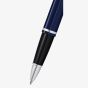 Cross Calais Chrome & Blue Lacquer Rollerball Pen AT0115-3