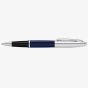Cross Calais Chrome & Blue Lacquer Rollerball Pen AT0115-3