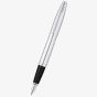 Cross Calais Polished Chrome Stainless Steel Medium Nib Fountain Pen AT0116-1MS