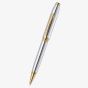 Cross Foundry Polished Chrome & Gold Ballpoint Pen AT0812-3