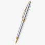 Cross Foundry Polished Chrome & Gold Ballpoint Pen AT0812-3