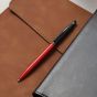 Cross Click Tuxedo Satin Metallic Red Ballpoint Pen AT0622-125
